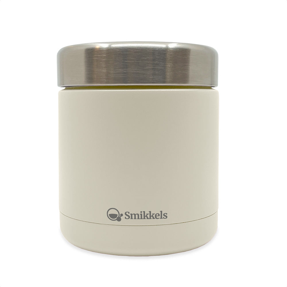 Smikkels - Thermisch Potje Voeding Zacht Wit | Perfect voor Onderweg