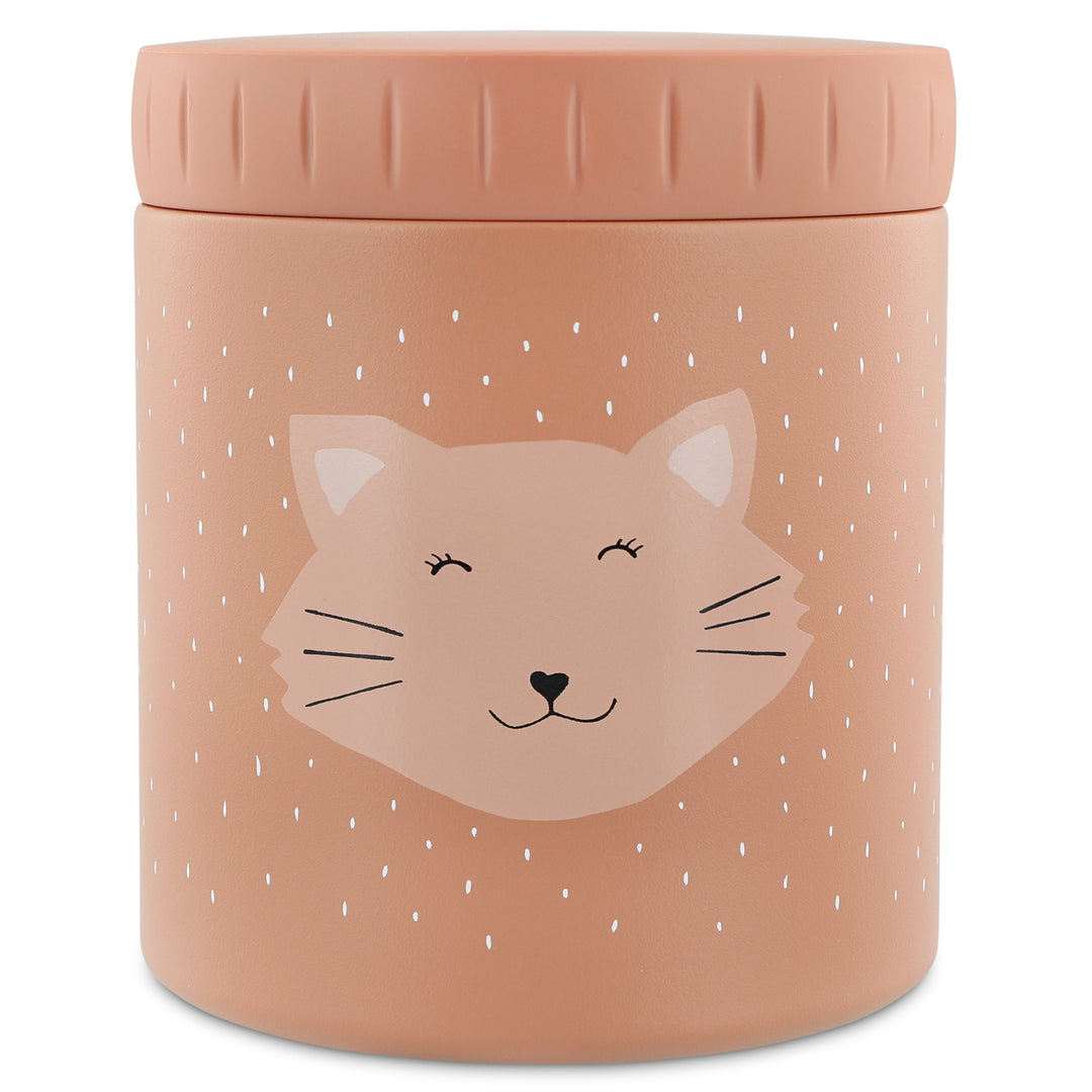 Trixie Thermisch Potje Voeding Mrs. Cat - 500 ml, dubbelwandig roestvrij staal, lekvrij en voedselveilig