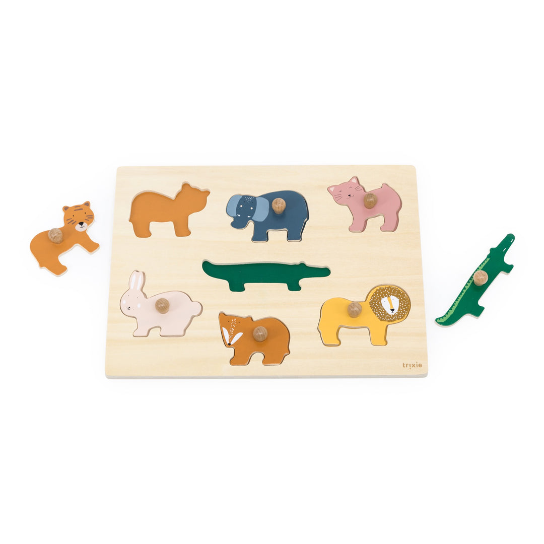 Houten Puzzel Animal (7stuks)