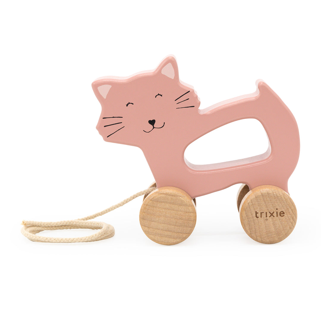 Trixie - Houten Trekspeeltje Mrs. Cat | FSC Beukenhout