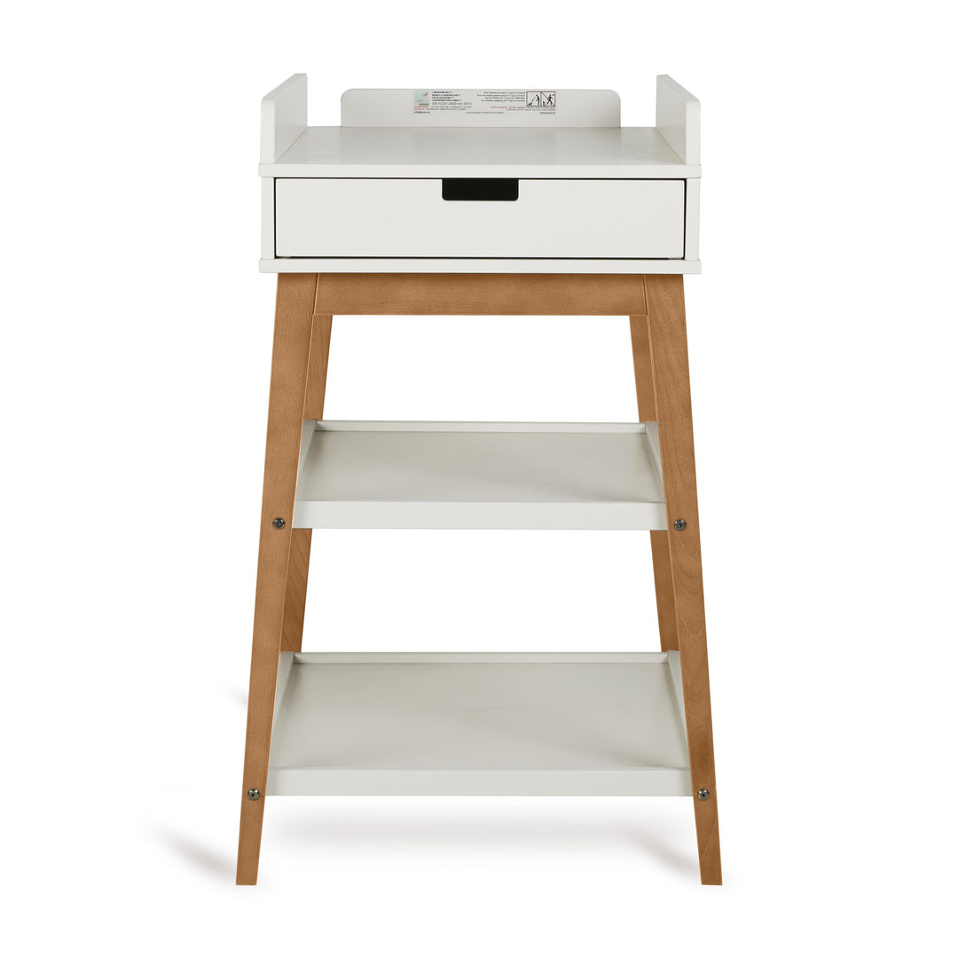 Luiertafel Hip Met Lade Clay / Walnut