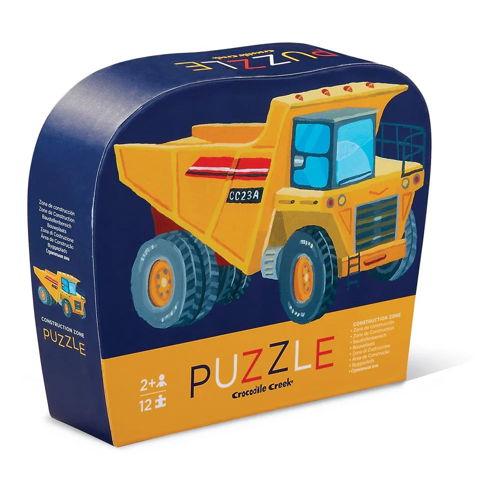 Crocodile Creek - Puzzel Shaped Box Bouwplaats | 12 stuks
