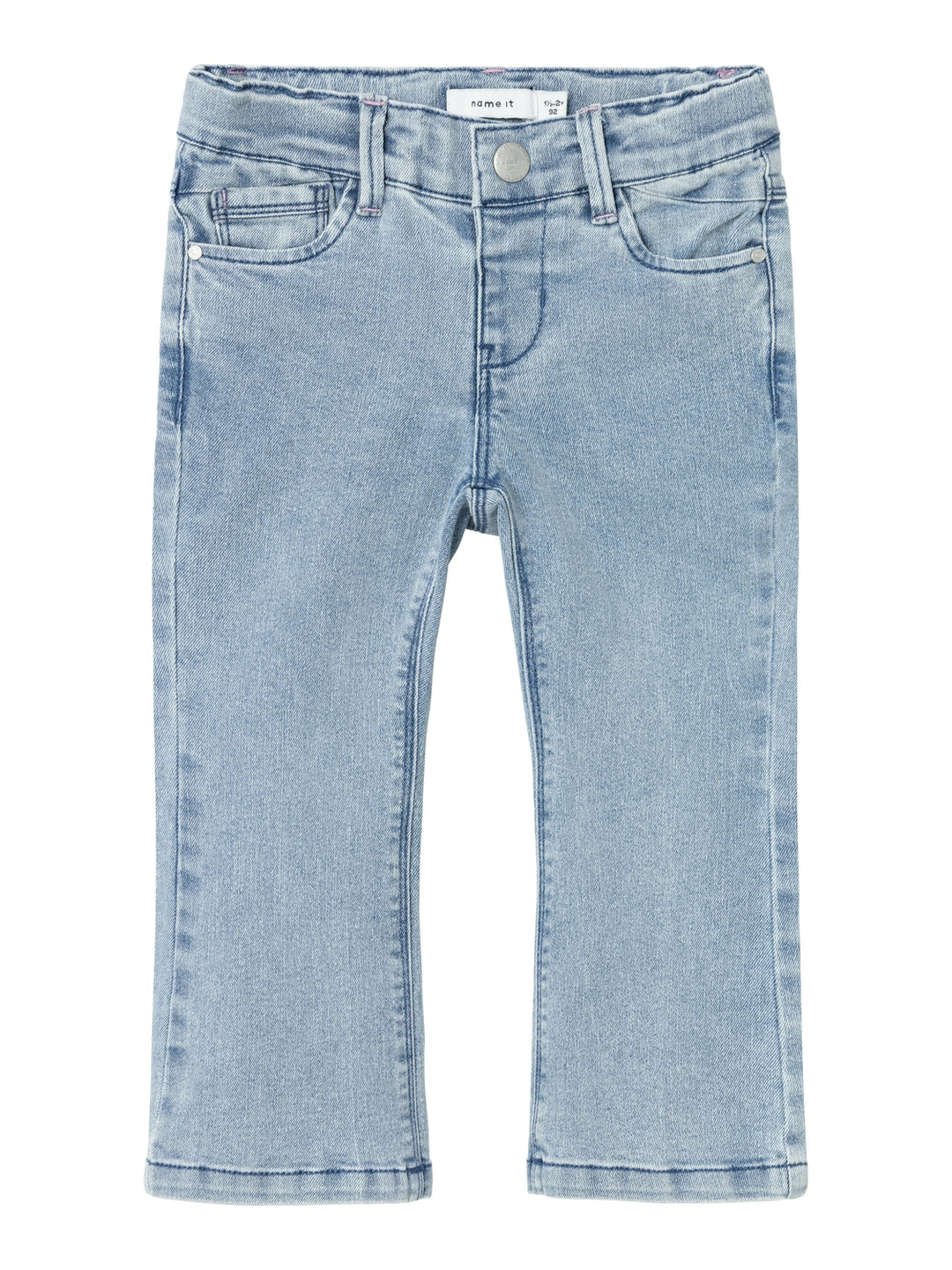 Jeans Broek Salli Bootcut Straight Light Blue Denim