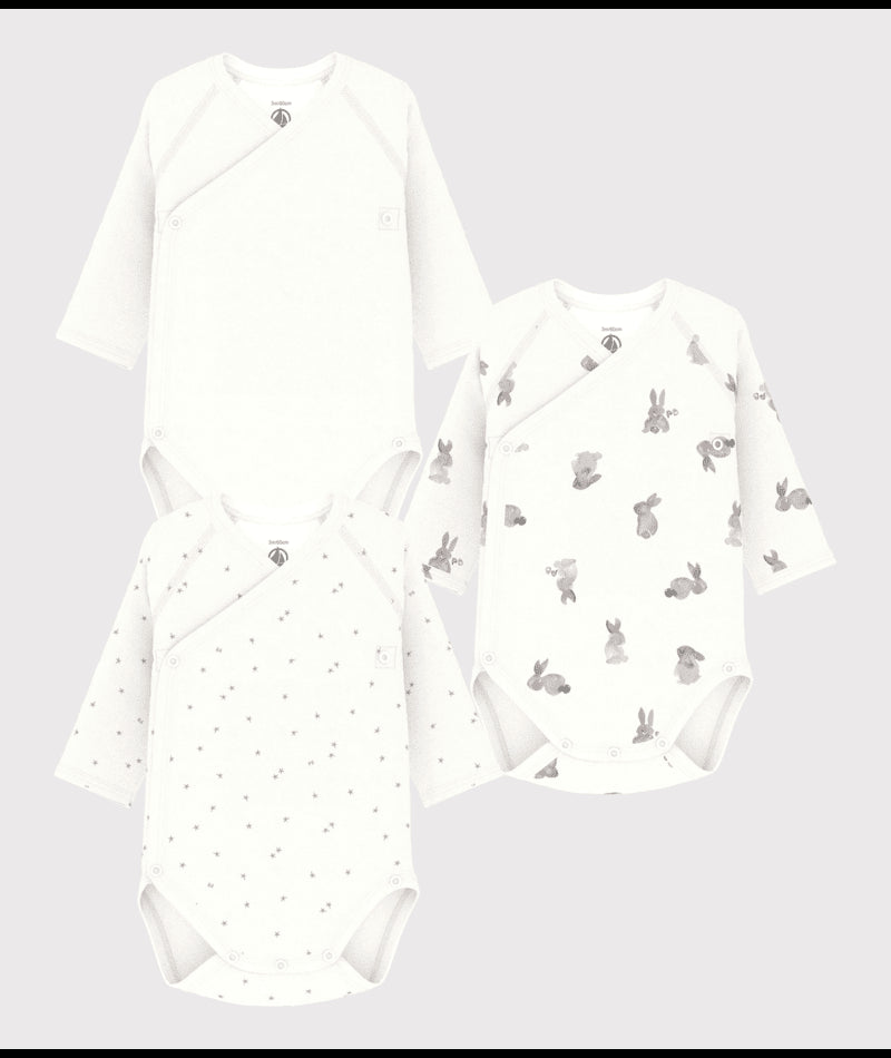 Wikkelbody Squirrel / Stars / White (3pack)