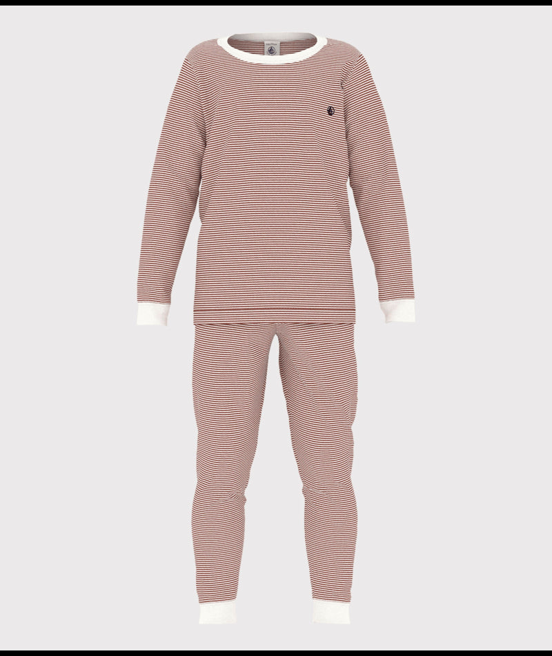 Pyjama 2-delig Kids Stripes Fameux / Marshmallow Red