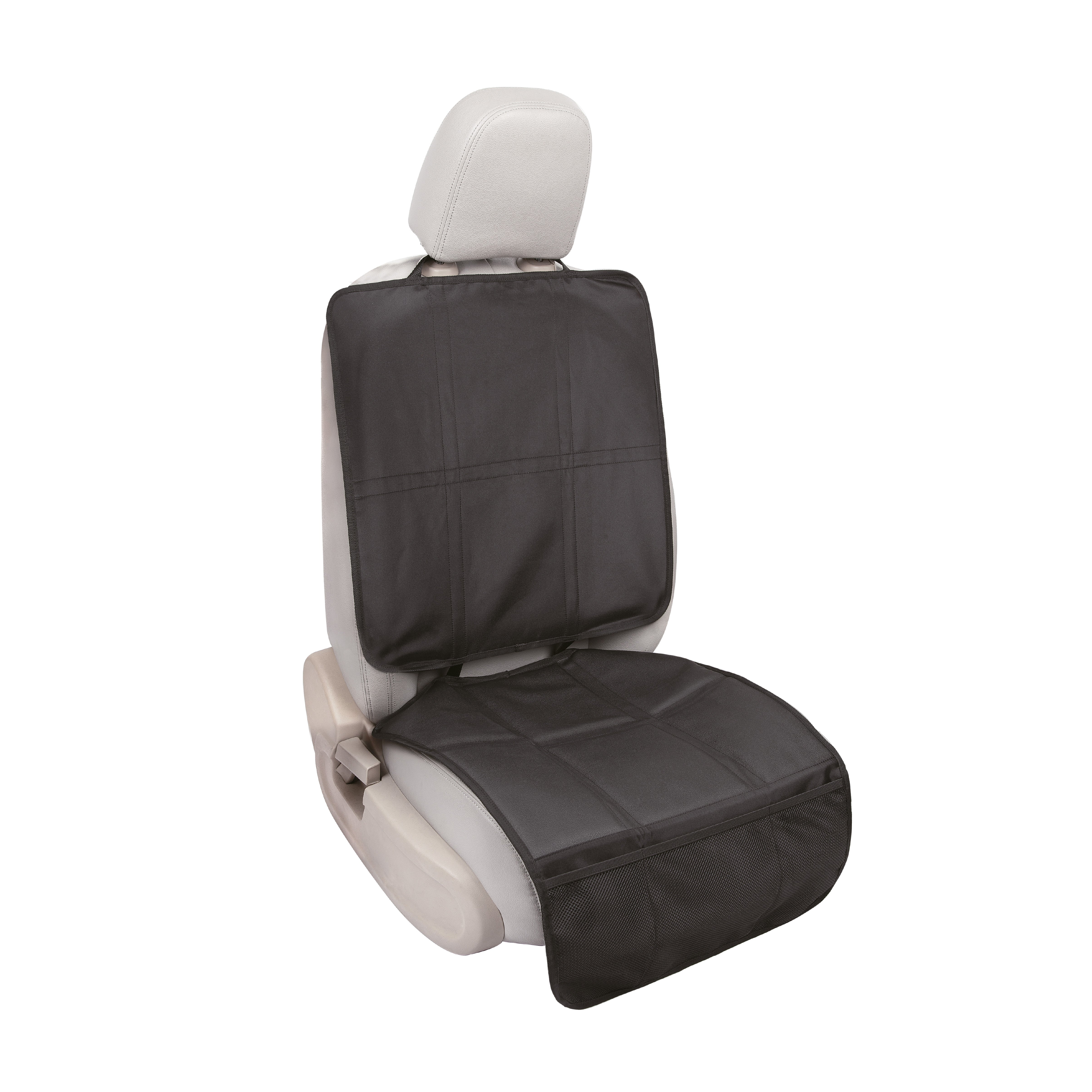 Förch Stoelbeschermer, kunstleer, zwart met airbag goedkeuring, werkplaatsbeschermer, stoelhoes Förch Stoelbeschermer, kunstleer, zwart met airbag goedkeuring, werkplaatsbeschermer, stoelhoes