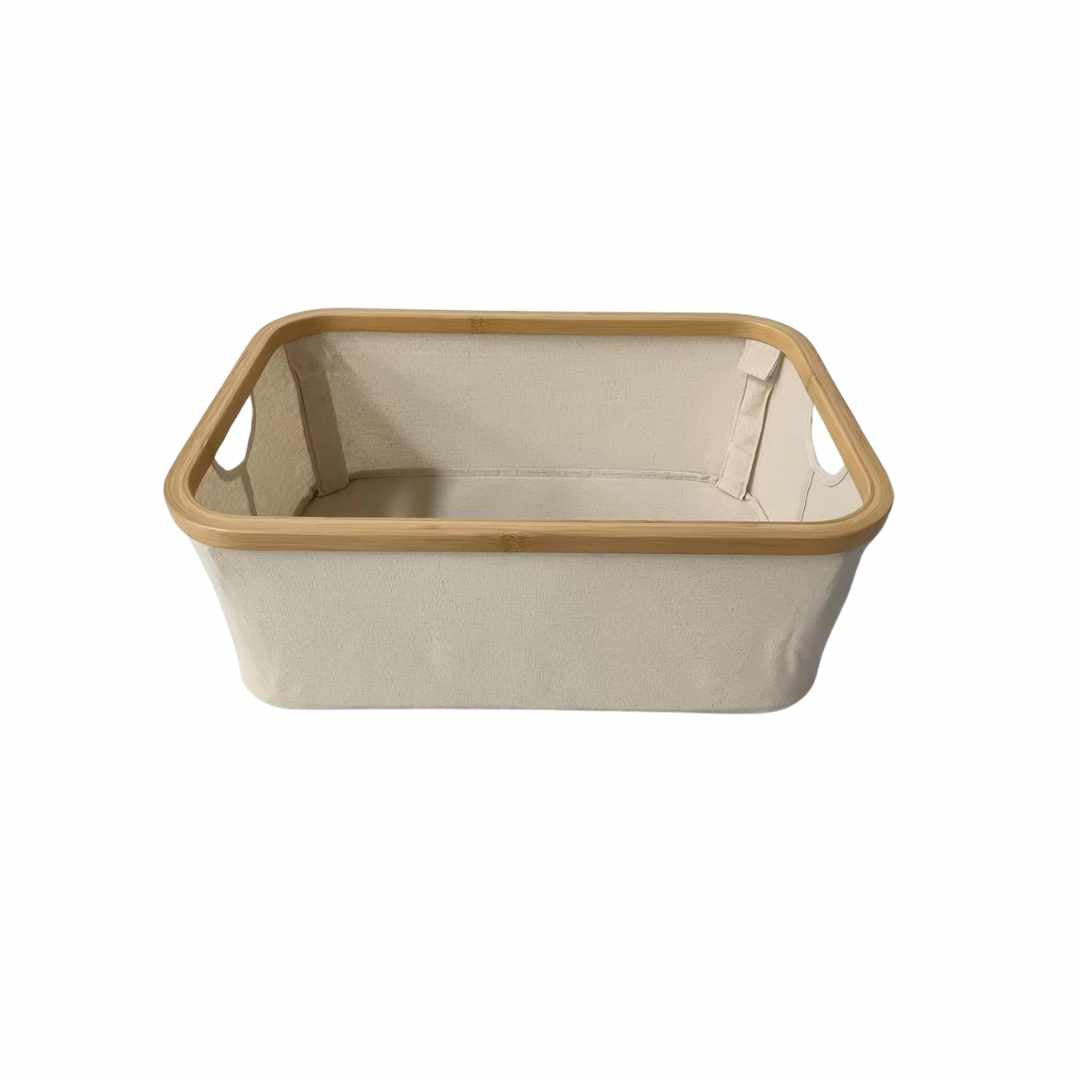 Opbergmand Luiertafel Basic Natural / Beige Bamboe