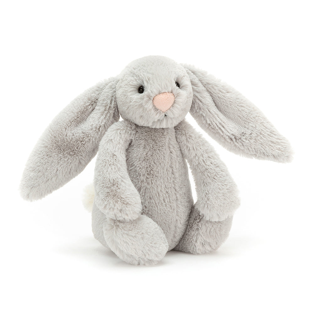 Knuffel Bashful Bunny Little Silver 18cm