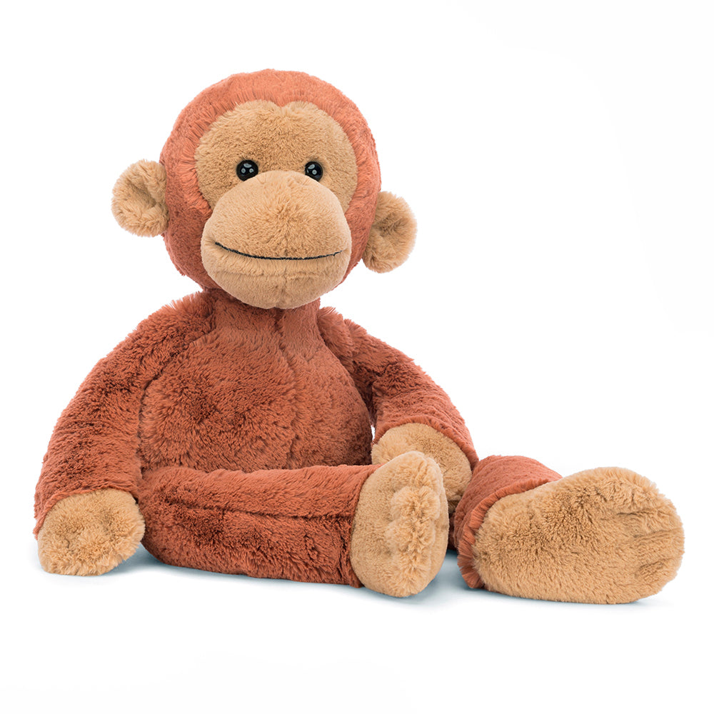 Jellycat - Knuffel Pongo Orangutan Huge 61 cm | Vrolijke Aap