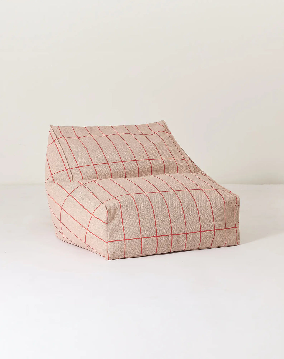 Zitzak Vibes Grid Pink / Red