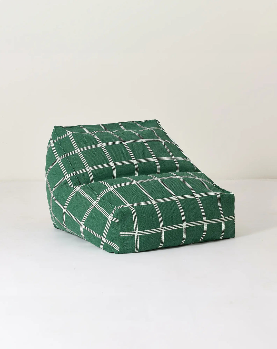 Zitzak Vibes Windowpane Green / White