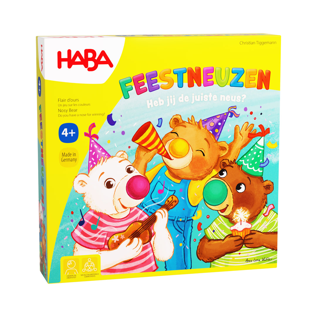 Haba - Feestneuzen | Dobbelspel voor kinderen