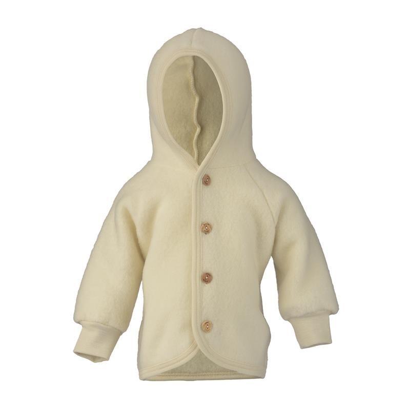 Engel - Fleece Jas Met Kap | Natural