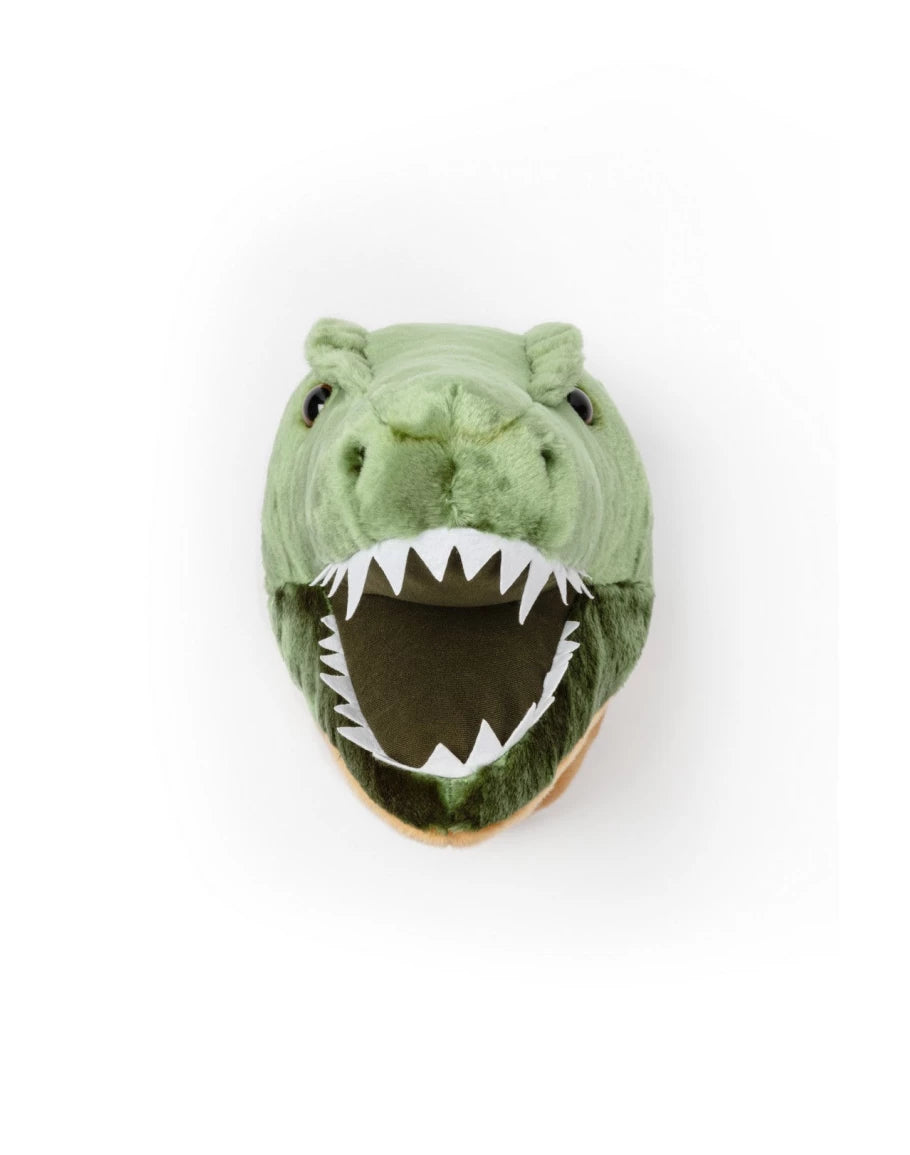Wild & Soft - Dierenhoofd Hendrik T-Rex | Groen