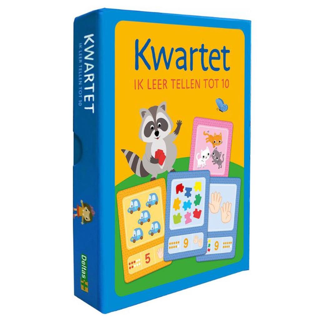 Kwartet Ik Leer Tellen van 1 Tot 10