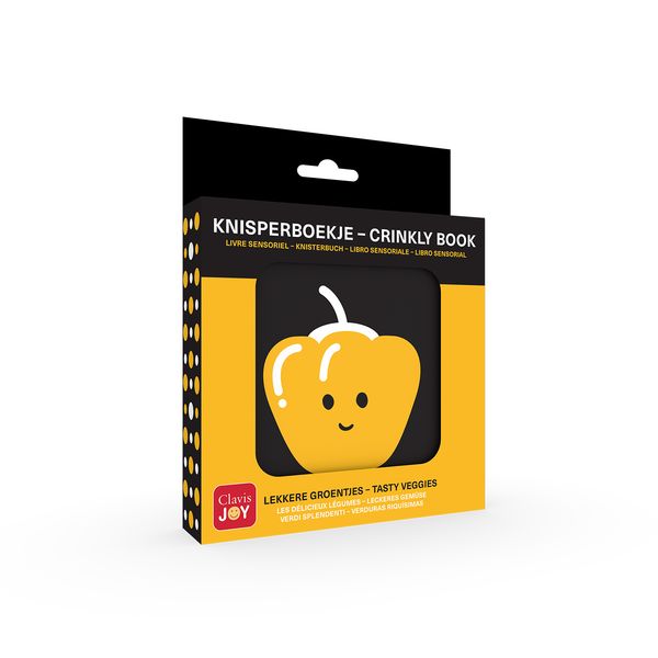 Clavis - Knisperboekje Lekkere Groentjes | Babyboekje met Knispergeluiden