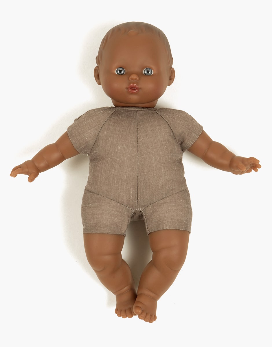 Minikane - Pop Suzie 28 cm | Zacht Lichaam & Blauwgrijze Ogen
