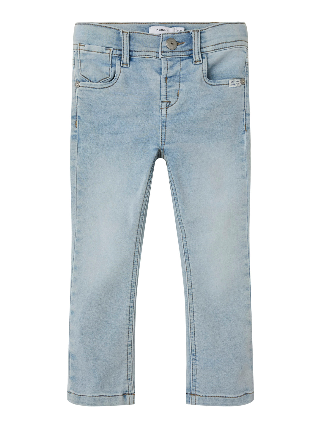Jeans Broek Silas Slim Light Blue Bleached Denim