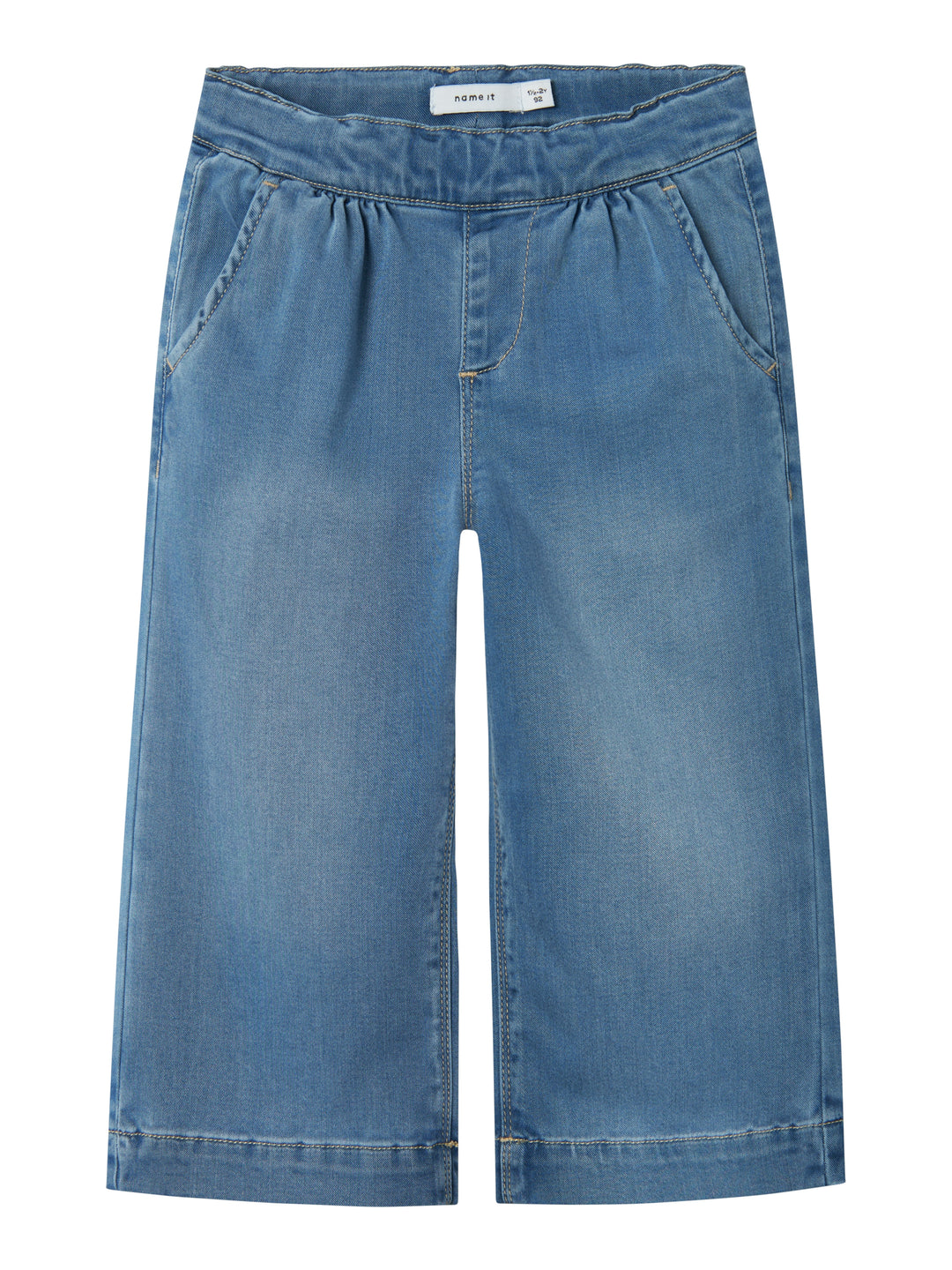 Jeans Broek Bella Wide Medium Blue Denim