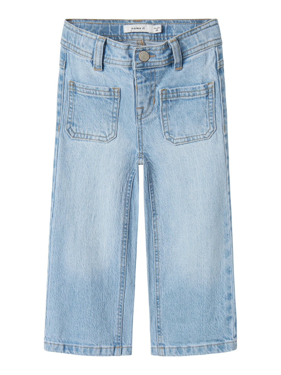 Jeans Broek Salli Wide Light Blue Denim