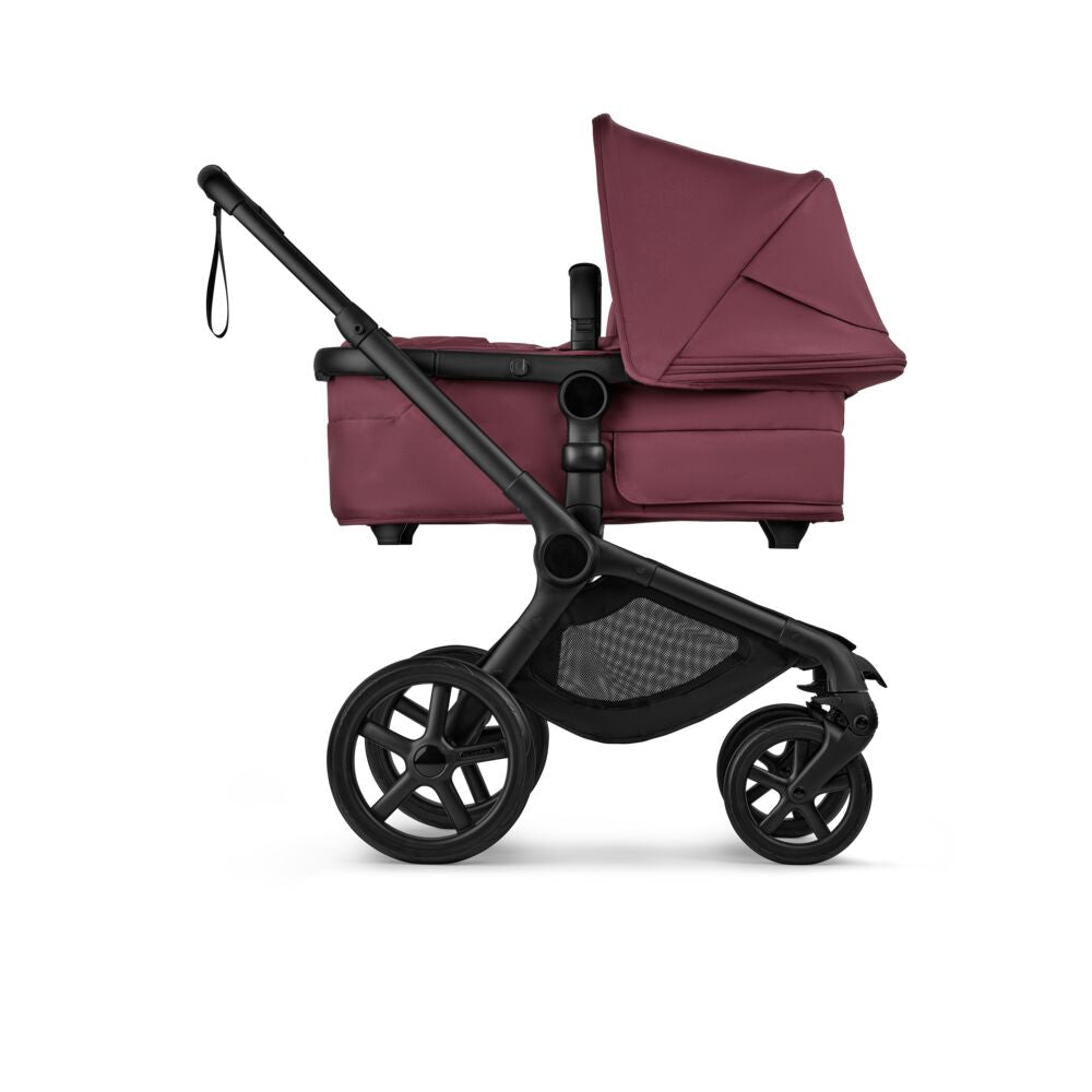 Kinderwagen Fox5 Renew Compleet Black / Dark Cherry