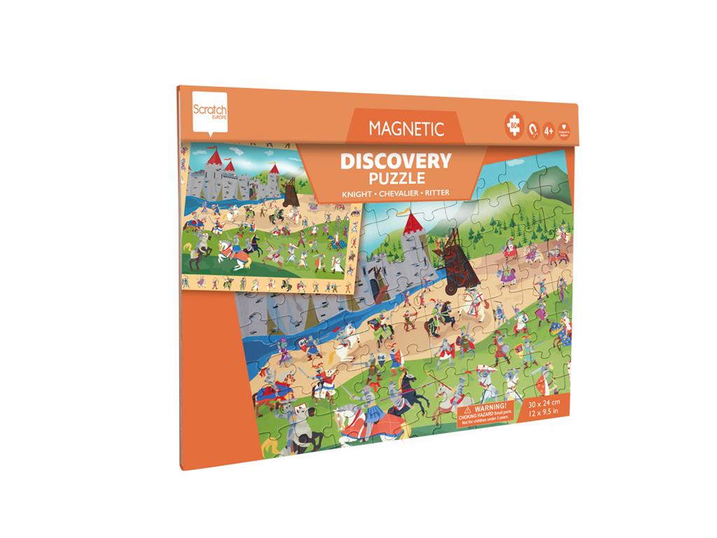 Magnetische Puzzel 2-in-1 Discovery Game Ridders (48 stuks)