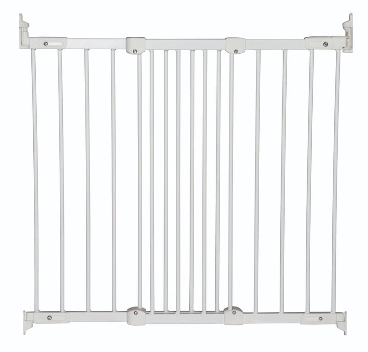 BabyDan Ebba wit wandgemonteerd deurhekje 67-105.5 cm, verstelbaar en schuin monteerbaar