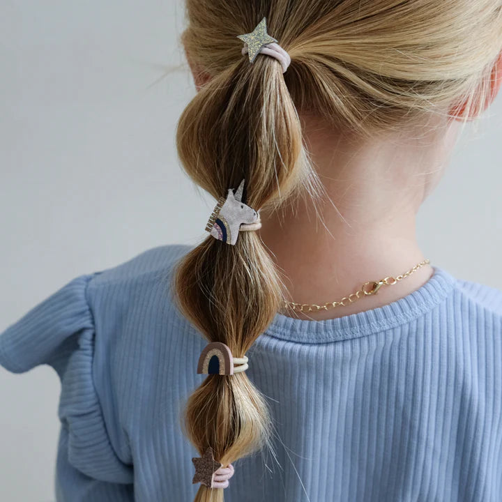 Mimi & Lula - Haarelastiekjes Celeste Unicorn | Roze