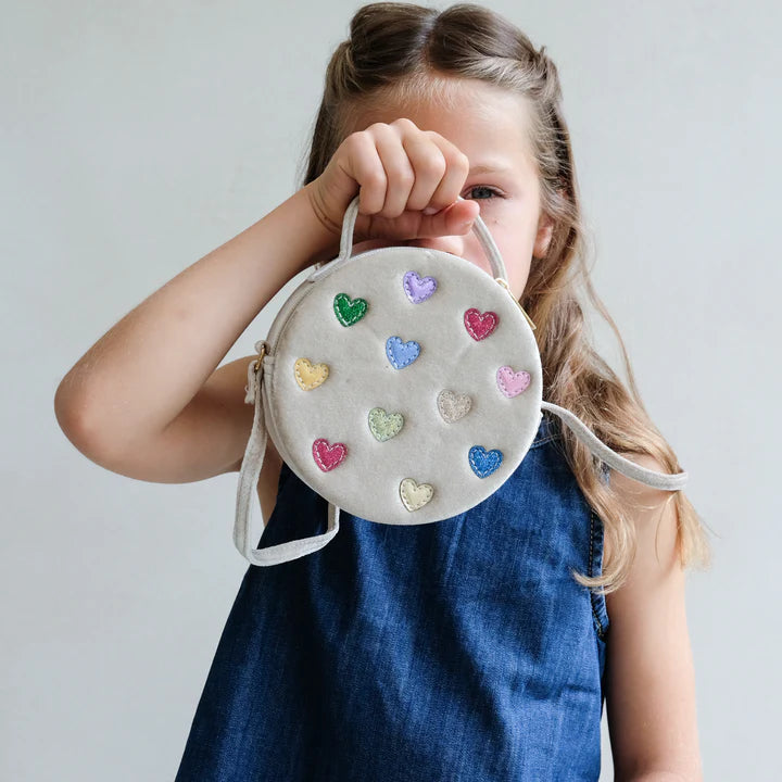 Mimi & Lula - Handtas Jazzy Hearts | Beige