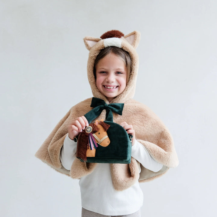 Mimi & Lula - Handtas Pony Velvet | Groen