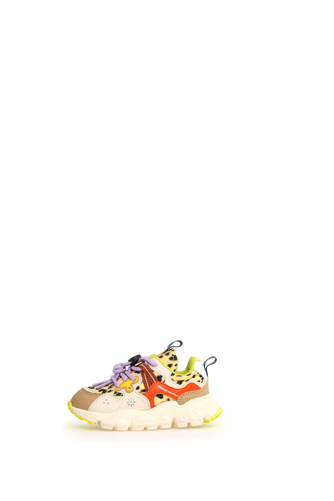 Sneakers Yamano 3 E-calf Leo Nylon Sand / White / Zucca