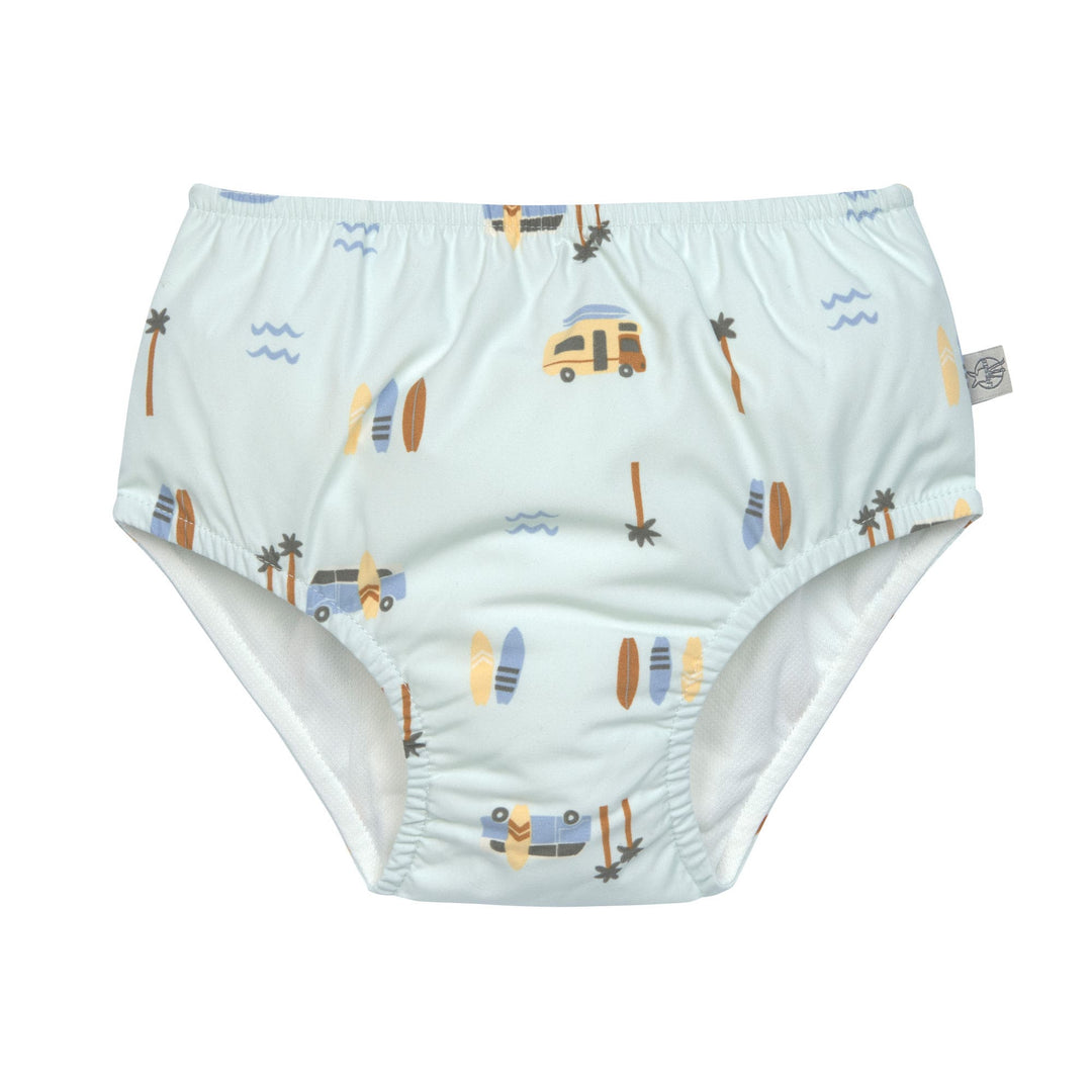 Groene Lassig zwemluier met zomerprint voor baby’s