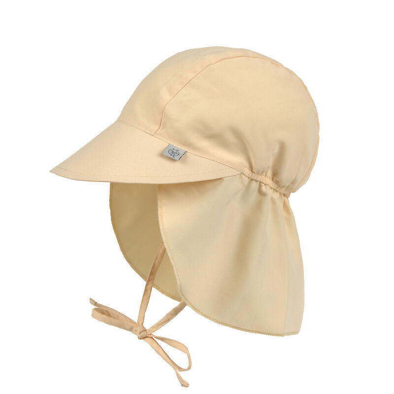 Lassig - Zonnehoedje Flap Hat | Vanilla