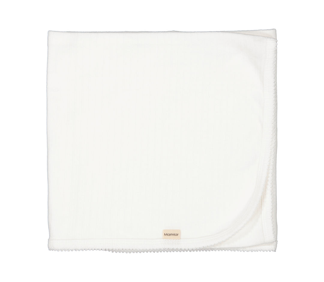 Deken Alida Pointelle Gentle White