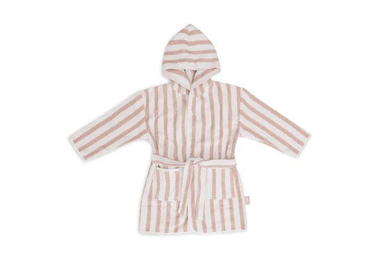 Badjas Terry Stripe Wild Rose 3-4 jaar