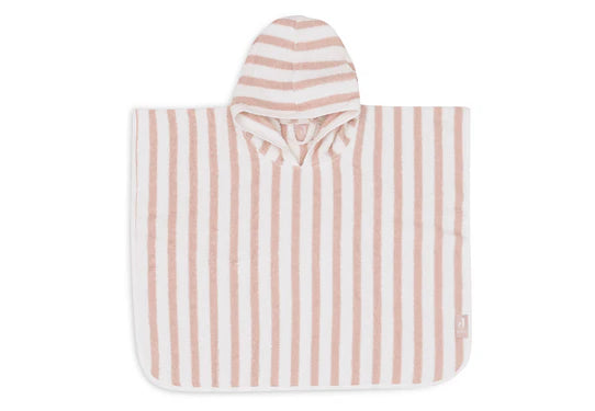 Badponcho Stripe Terry Wild Rose
