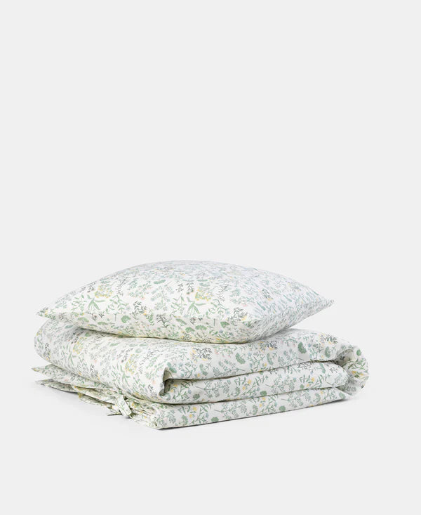 Donsovertrek Bed 140 x 200 cm Adult Summer Flowers