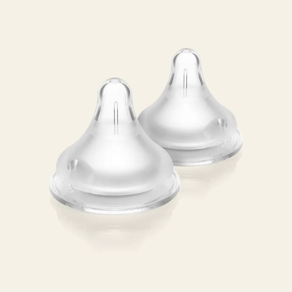 Spenen Extra Trage Toevoer (XS) Natural Wave (2stuks)