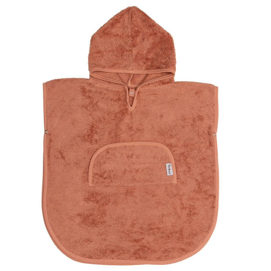 Poncho V-Neck Sunrise Orange 2-4j