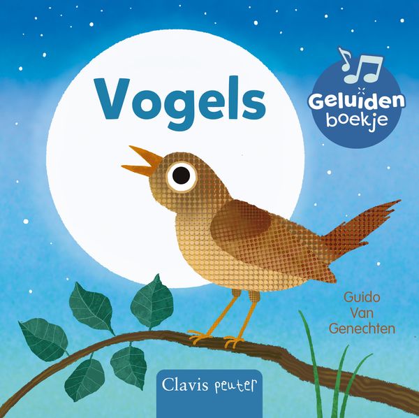 Clavis - Geluidenboekje Vogels | Interactief Muziekboek voor Peuters