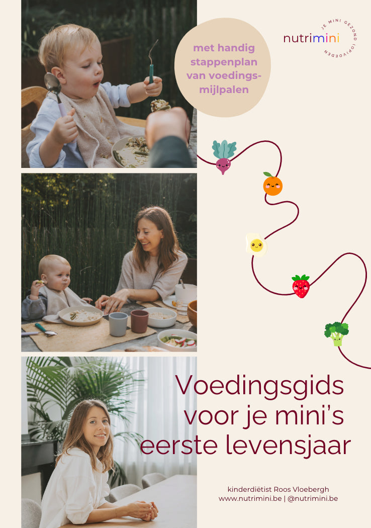Nutrimini - Voedingsgids Baby 0 tot 1 jaar | Complete Handleiding
