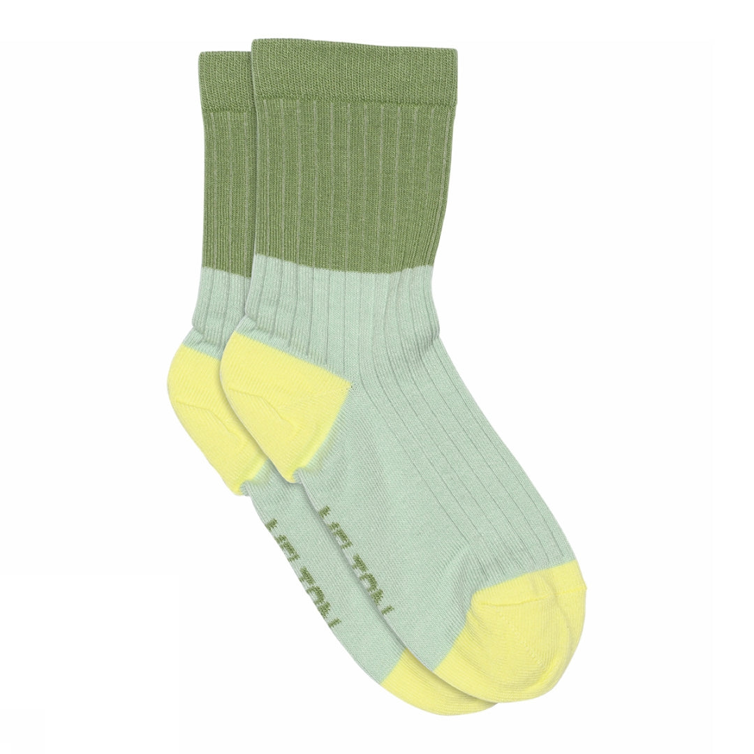 Sokken Colour Block Mint