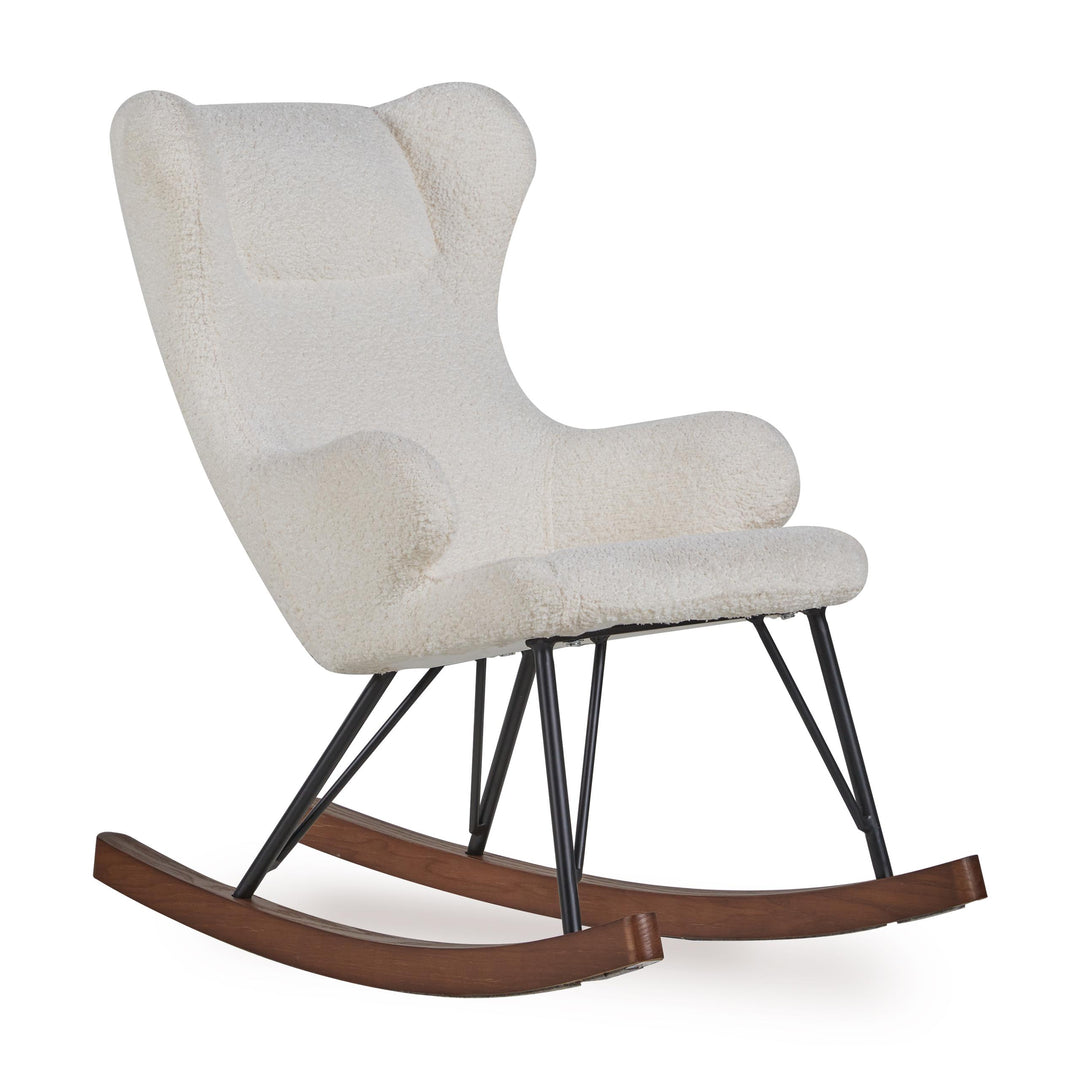 Quax Schommelstoel Kids De Luxe Teddy Cream