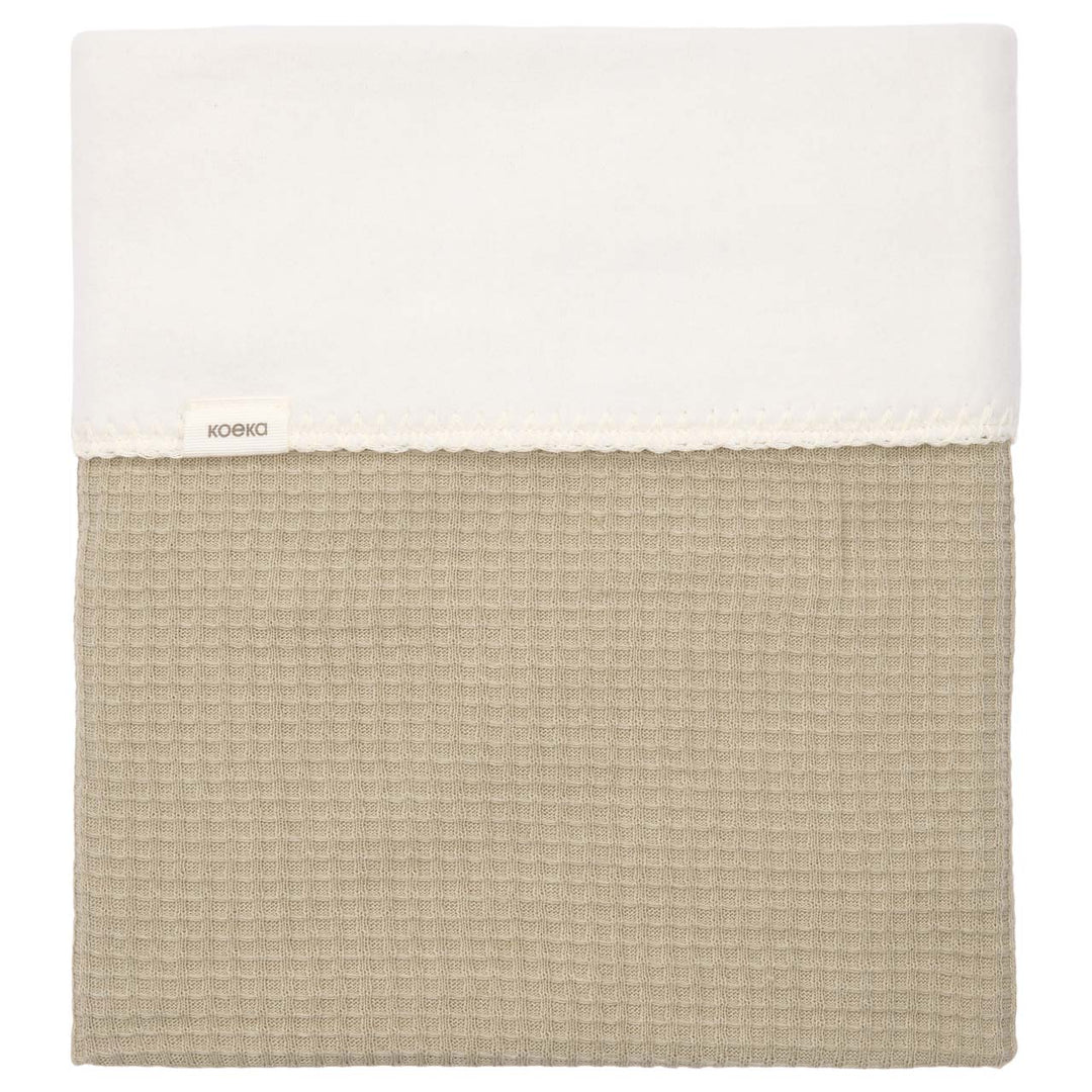Deken Wieg 75 x 100 cm Malaga Cotton Fleece Sage