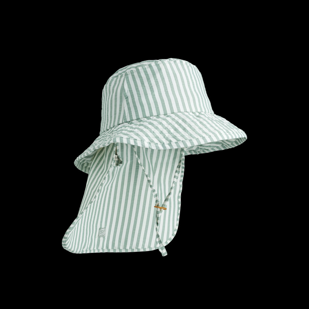 Liewood - Zonnehoedje Damona | Stripe Peppermint / Crisp White