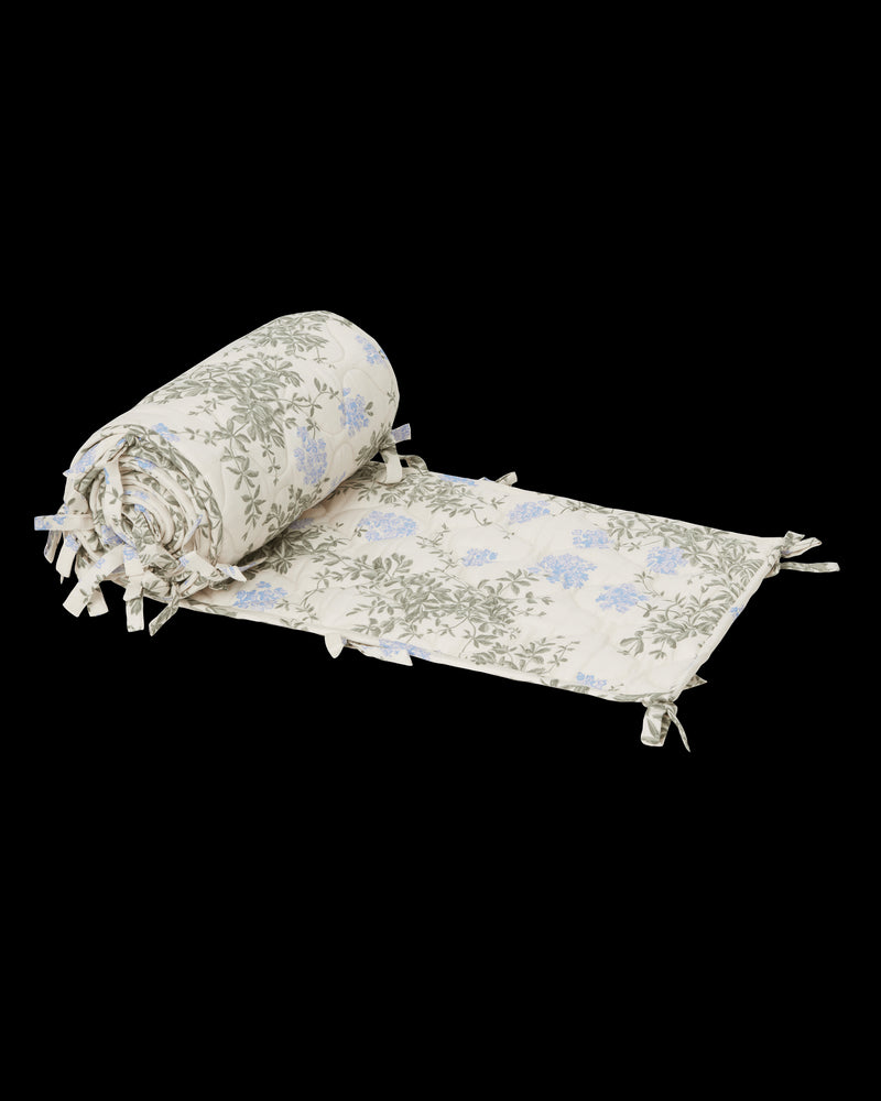 Garbo & Friends - Omrander Bed Satin Quilted | Plumbago