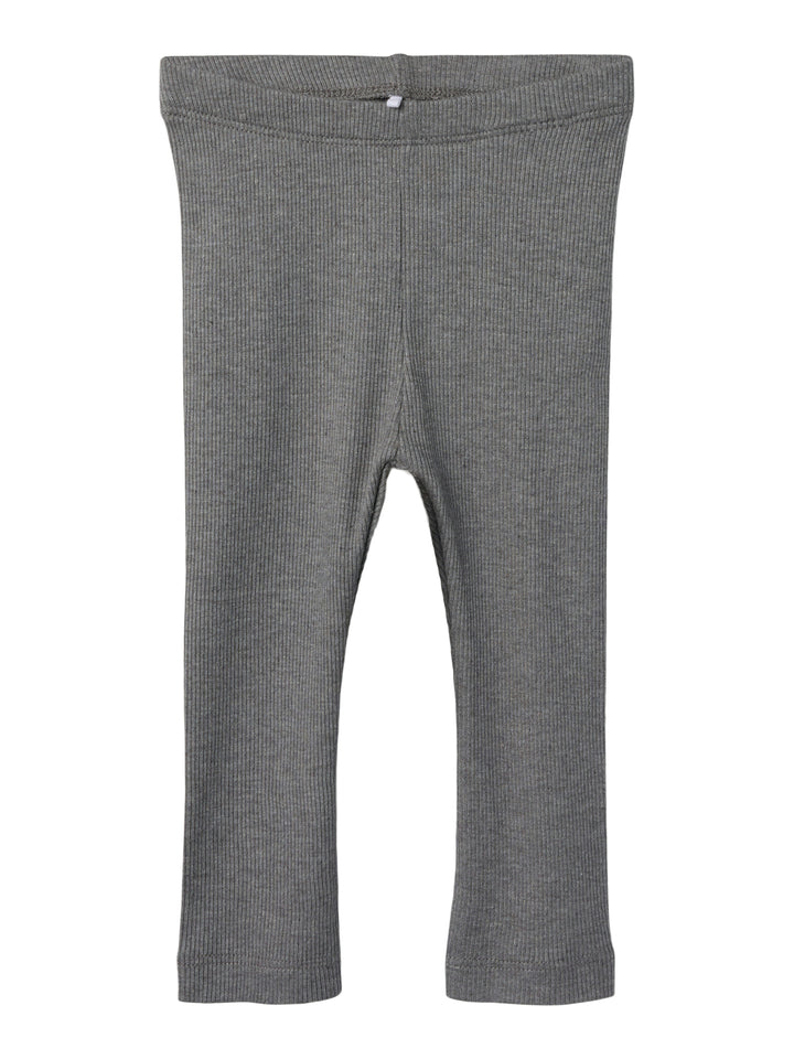 Name It rib legging in zachte kleur Mockingbird met regular fit