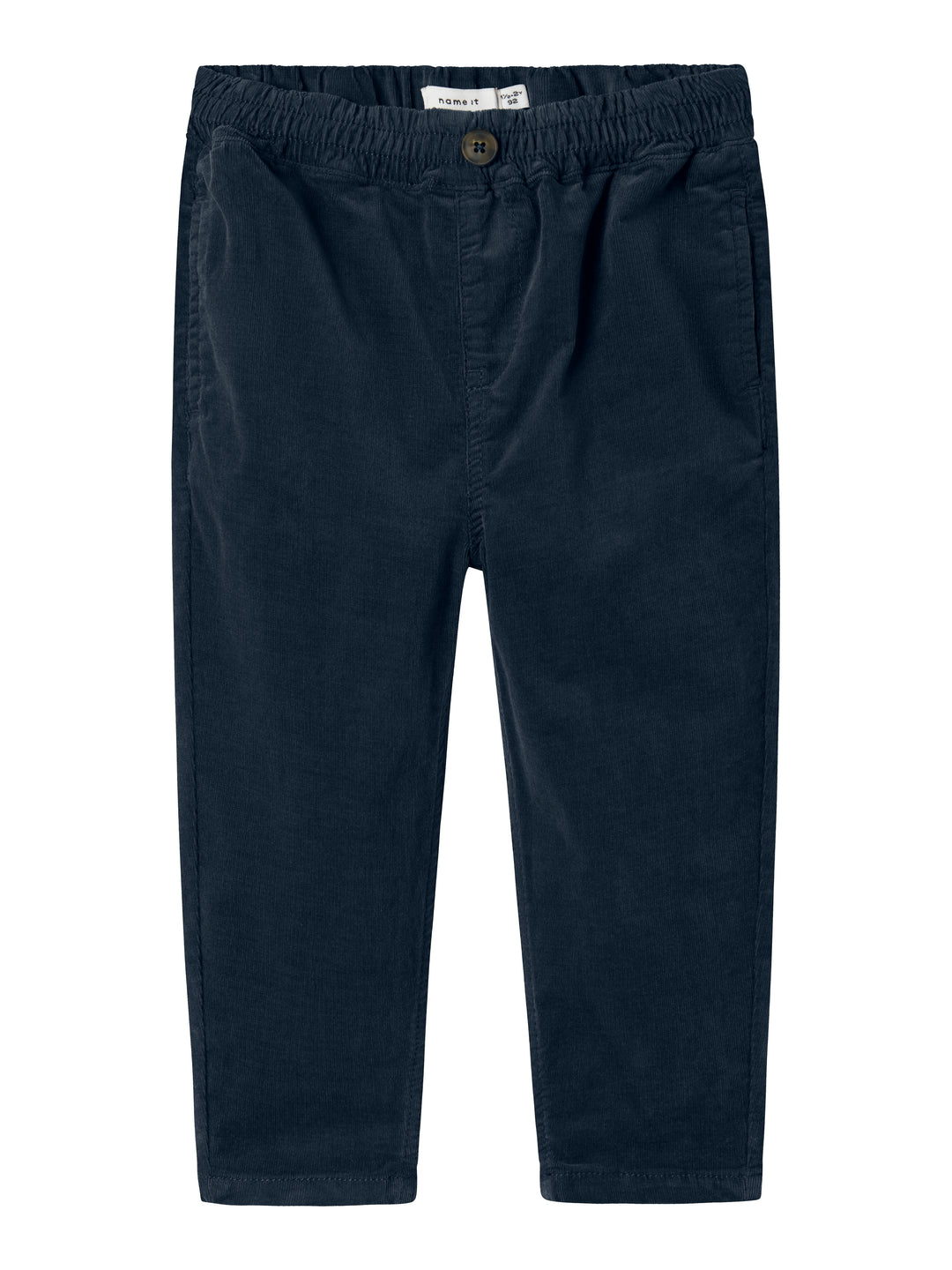 Broek Ben Tapered Corduroy Navy Blazer