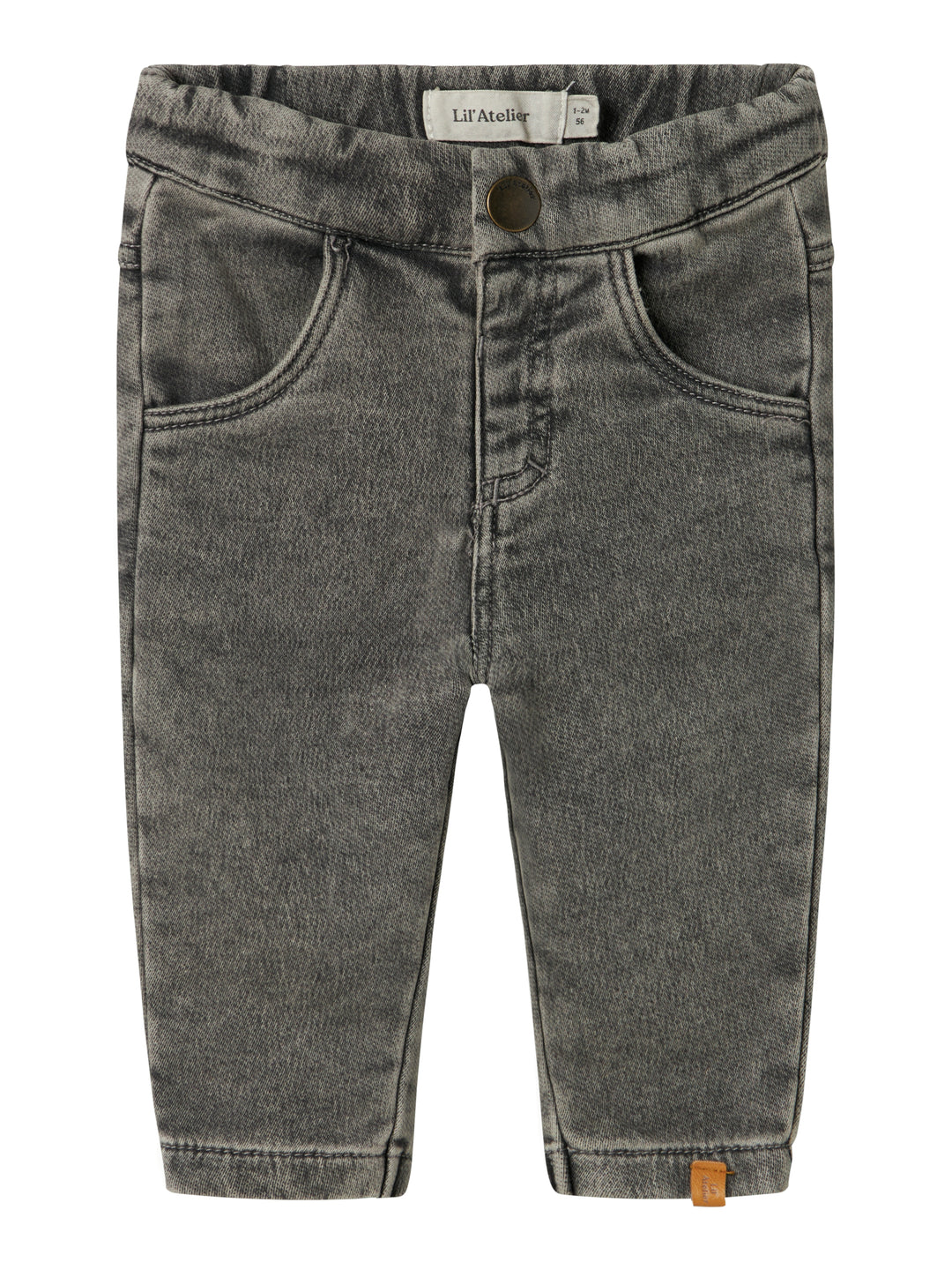 Jeans Broek Lulia Loose Medium Grey Denim