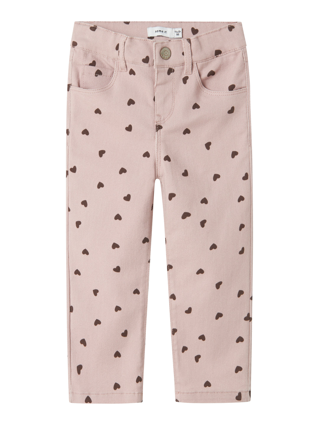 Broek Rose Straight Twill Burnished Lilac